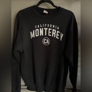 Vintage Black Monterrey California Crewneck sweatshirt
